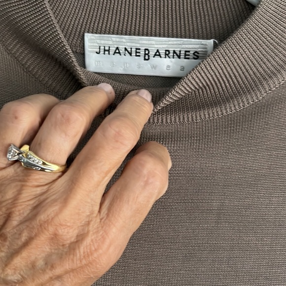 Silk Long Sleeve Sweater from JHANE BARNES. - Picture 3 of 9